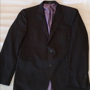 Black and Purple Suit Jacket